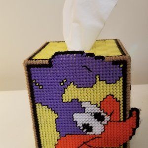 Handmade Plastic Canvan Tissue Cover